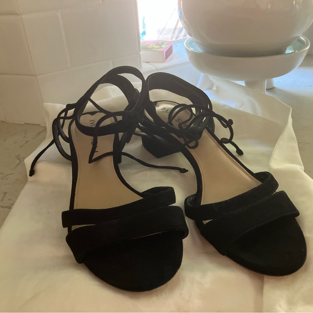 Via Spiga Black Minimalist Sandals